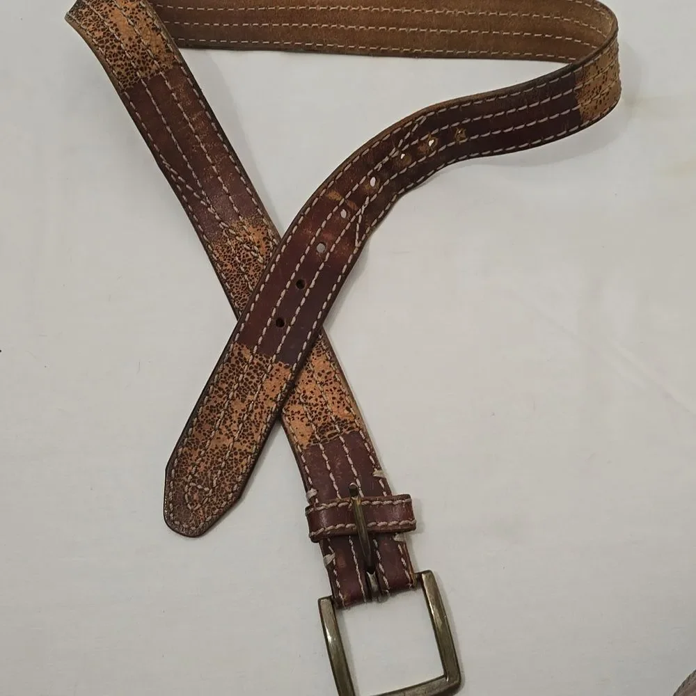 Lucky Brand distressed leather